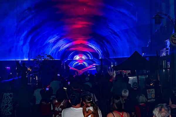 Lasershow Stadtplatz Vilshofen 